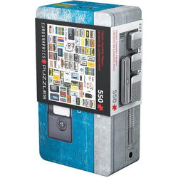 Cassette Player 550 Piece Jigsaw Puzzle in Tin Eurographics (ONLINE ORDER ONLY)