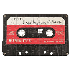 Cassette Tape 45 Piece Mini Jigsaw Puzzle Gibbs Smith (ONLINE ORDER ONLY)