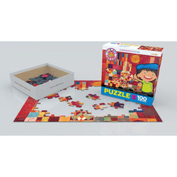 Castle & Sun 100 Piece Jigsaw Puzzle Eurographics (ONLINE ORDER ONLY)