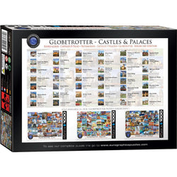 Castles & Palaces Globetrotter 1000 Piece Jigsaw Puzzle Eurographics (ONLINE ORDER ONLY)