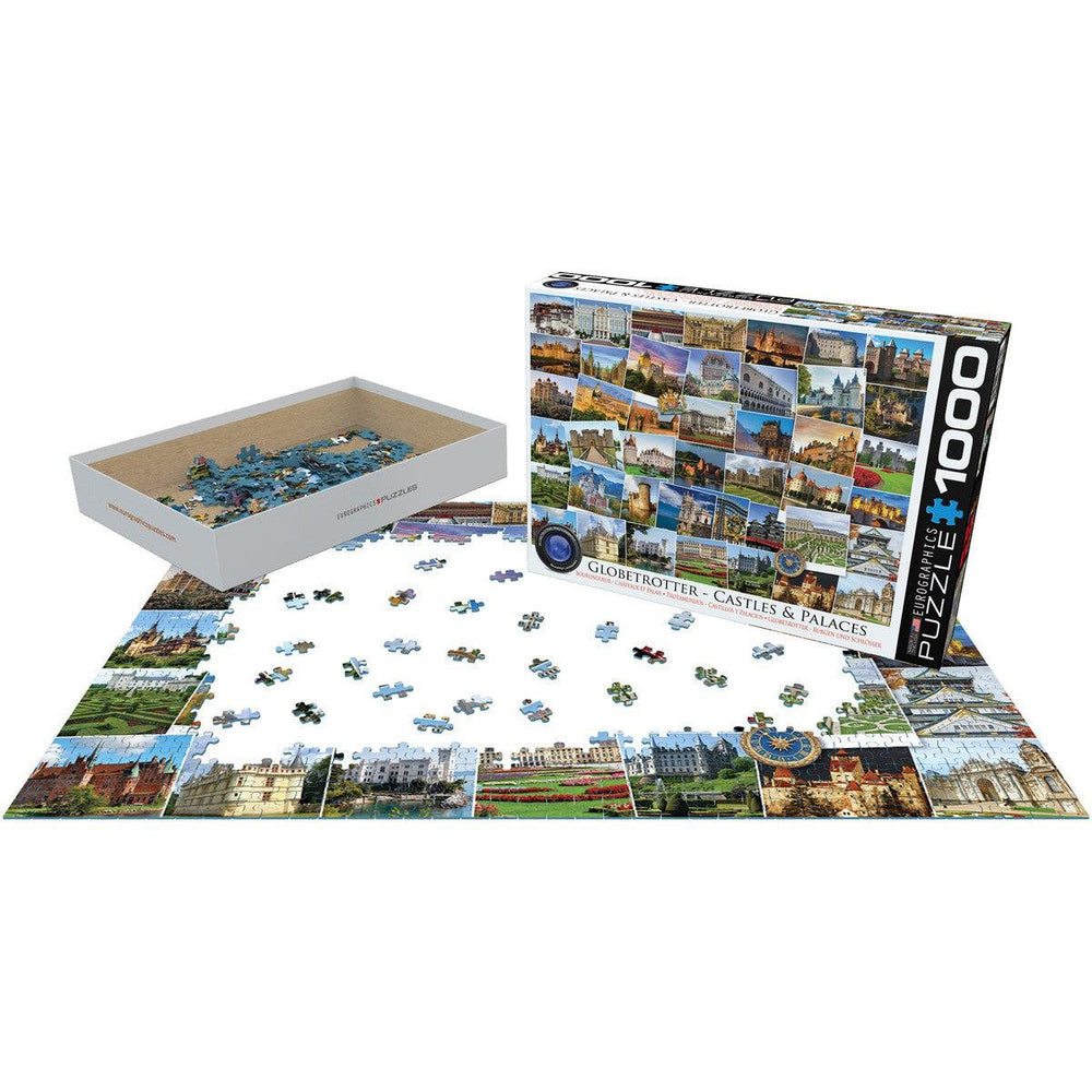 Castles & Palaces Globetrotter 1000 Piece Jigsaw Puzzle Eurographics (ONLINE ORDER ONLY)