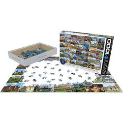 Castles & Palaces Globetrotter 1000 Piece Jigsaw Puzzle Eurographics (ONLINE ORDER ONLY)