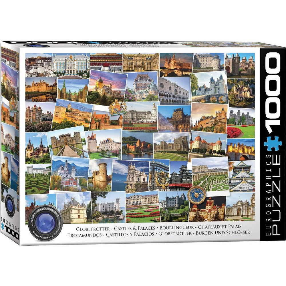 Castles & Palaces Globetrotter 1000 Piece Jigsaw Puzzle Eurographics (ONLINE ORDER ONLY)