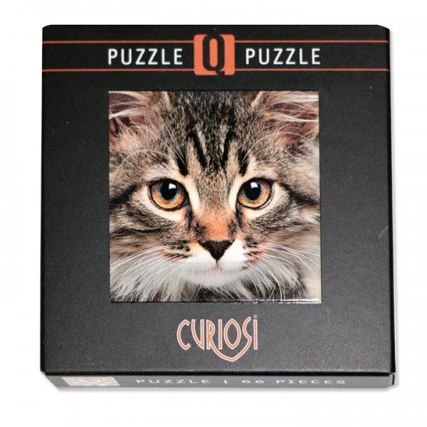 Cat 66 Piece Pocket Jigsaw Puzzle Curiosi (ONLINE ORDER ONLY)