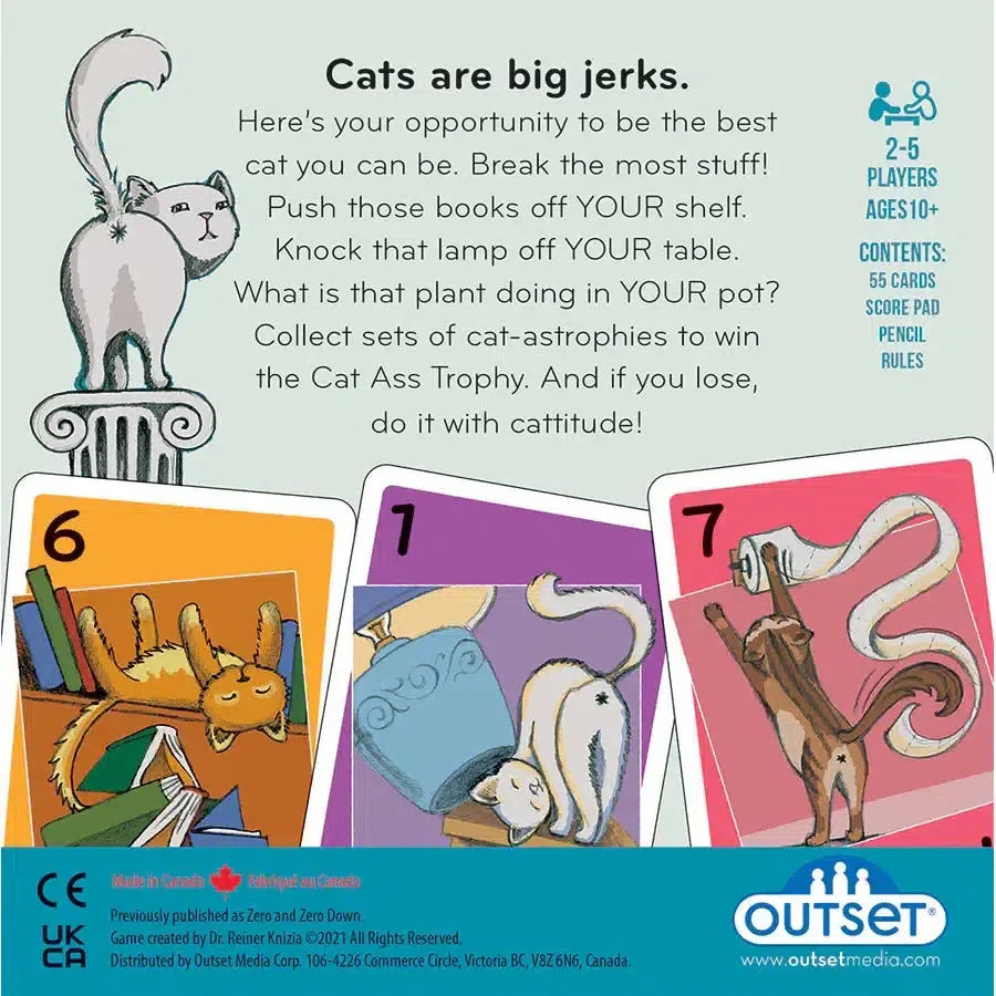 Cat Ass Trophy Card Game Outset (ONLINE ORDER ONLY)