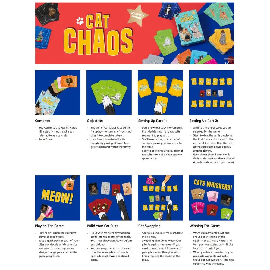Cat Chaos Card Game Ginger Fox (ONLINE ORDER ONLY)