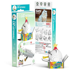 Cat Cottonball 3D Cardboard Model Kit Eugy (ONLINE ORDER ONLY)