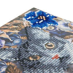 Cat & Flowers Crystal Art Card Kit Craft Buddy (ONLINE ORDER ONLY)