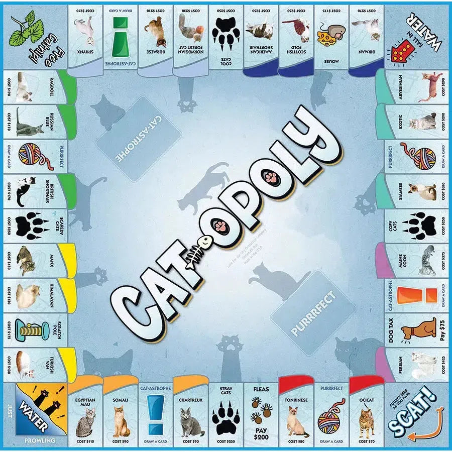 Cat-Opoly Board Game Outset (ONLINE ORDER ONLY)