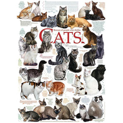 Cat Quotes 1000 Piece Jigsaw Puzzle Cobble Hill (ONLINE ORDER ONLY)