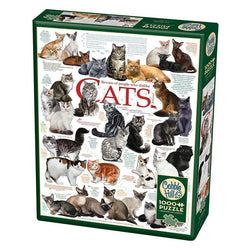 Cat Quotes 1000 Piece Jigsaw Puzzle Cobble Hill (ONLINE ORDER ONLY)