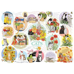 Cat Thoughts 1000 Piece Jigsaw Puzzle Cobble Hill (ONLINE ORDER ONLY)