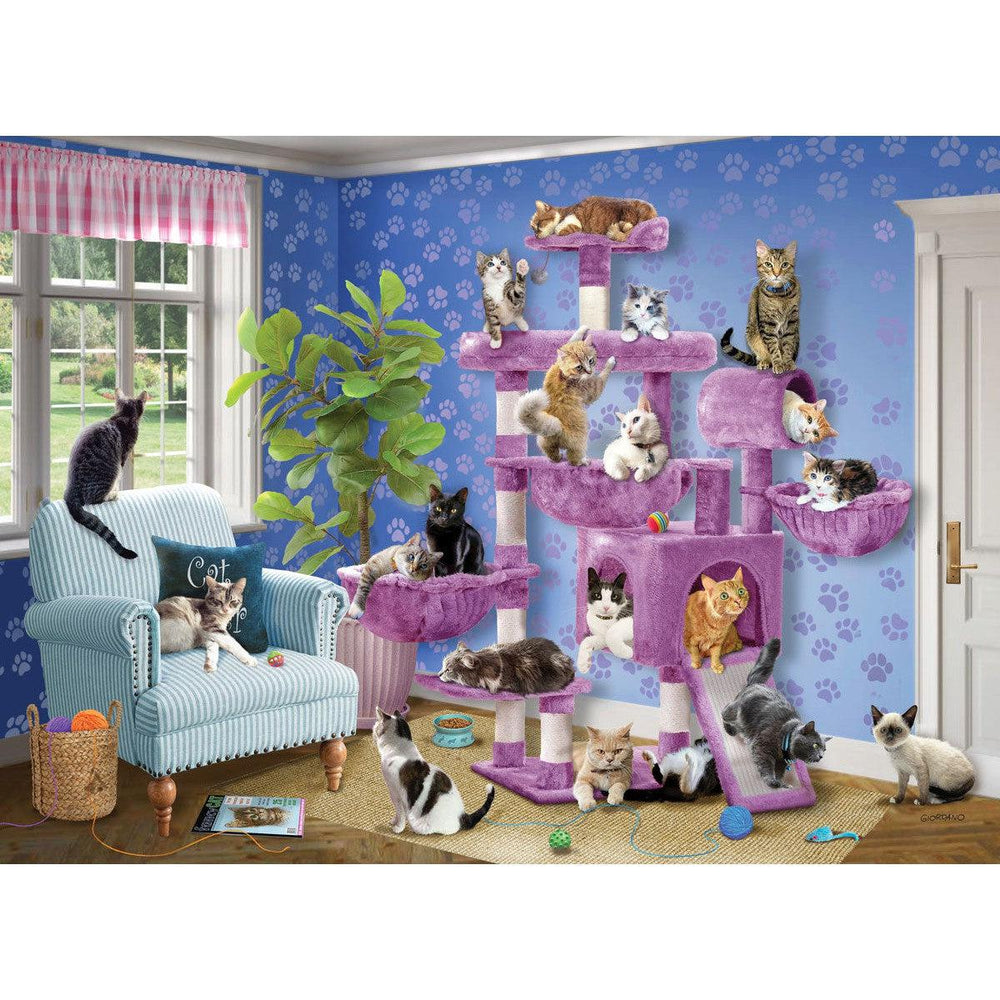 Cat Tree 300 Piece Jigsaw Puzzle Eurographics (ONLINE ORDER ONLY)