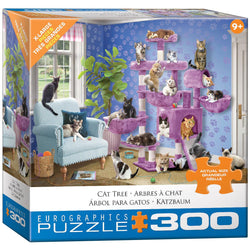 Cat Tree 300 Piece Jigsaw Puzzle Eurographics (ONLINE ORDER ONLY)