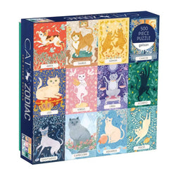 Cat Zodiac 500 Piece Jigsaw Puzzle Galison (ONLINE ORDER ONLY)
