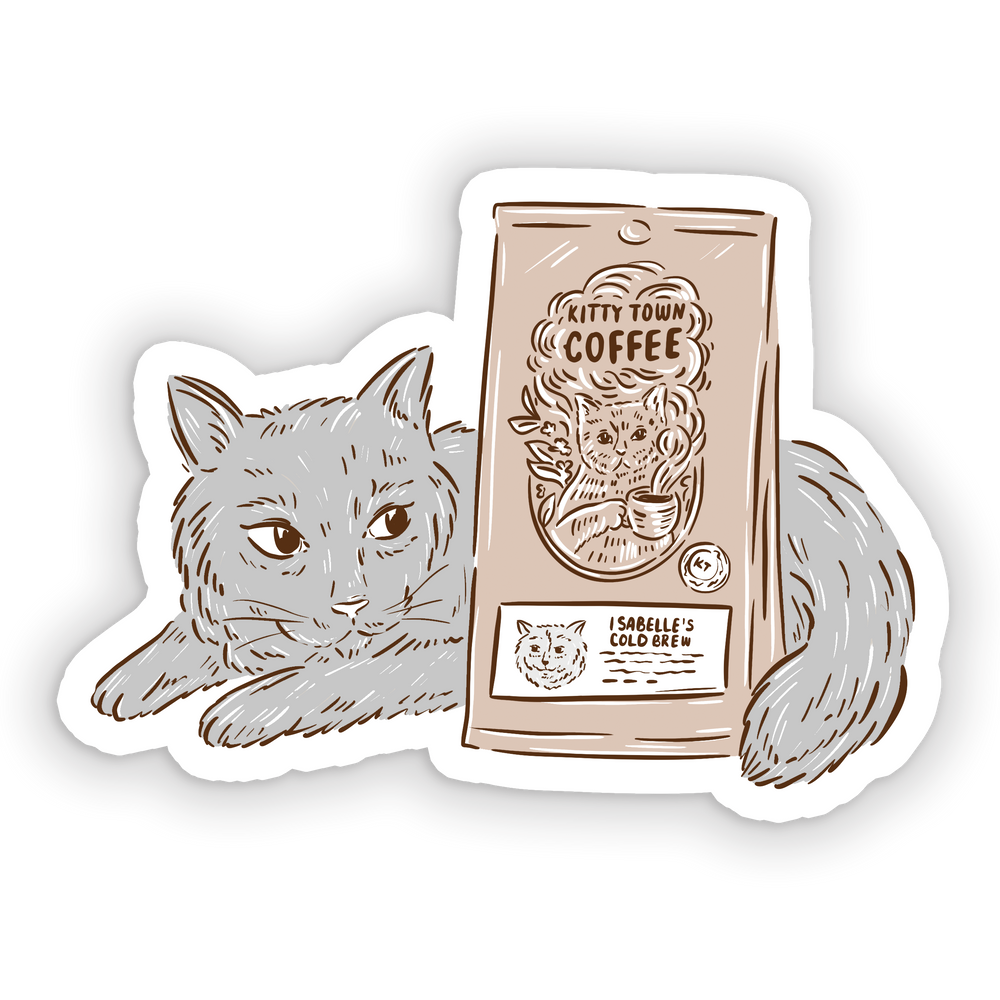Isabelle Cold Brew Sticker (Online Order Only)