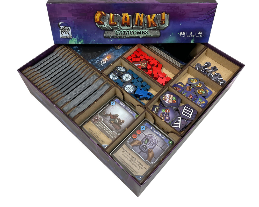 Clank! Catacombs Board Game Organizer Insert (ONLINE ORDER ONLY)