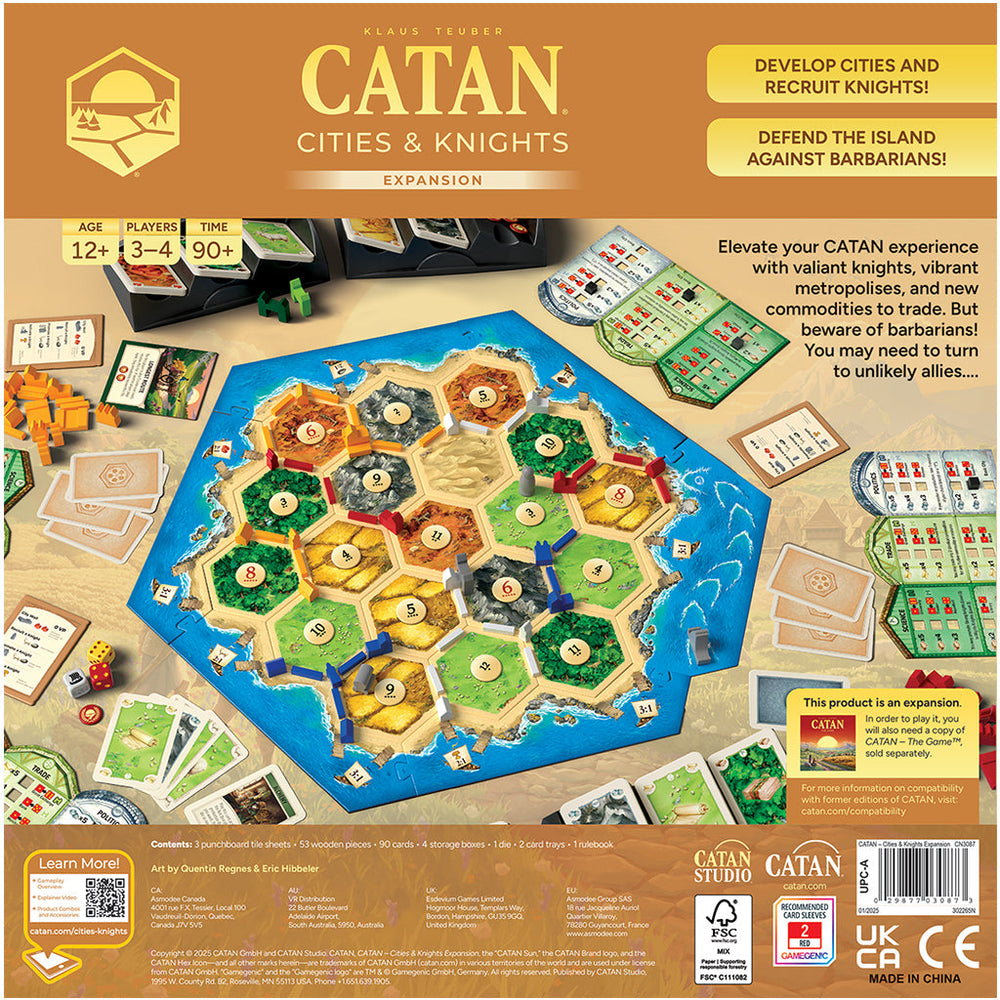 Catan: Cities & Knights Expansion (6th Edition) (ONLINE ORDER ONLY)
