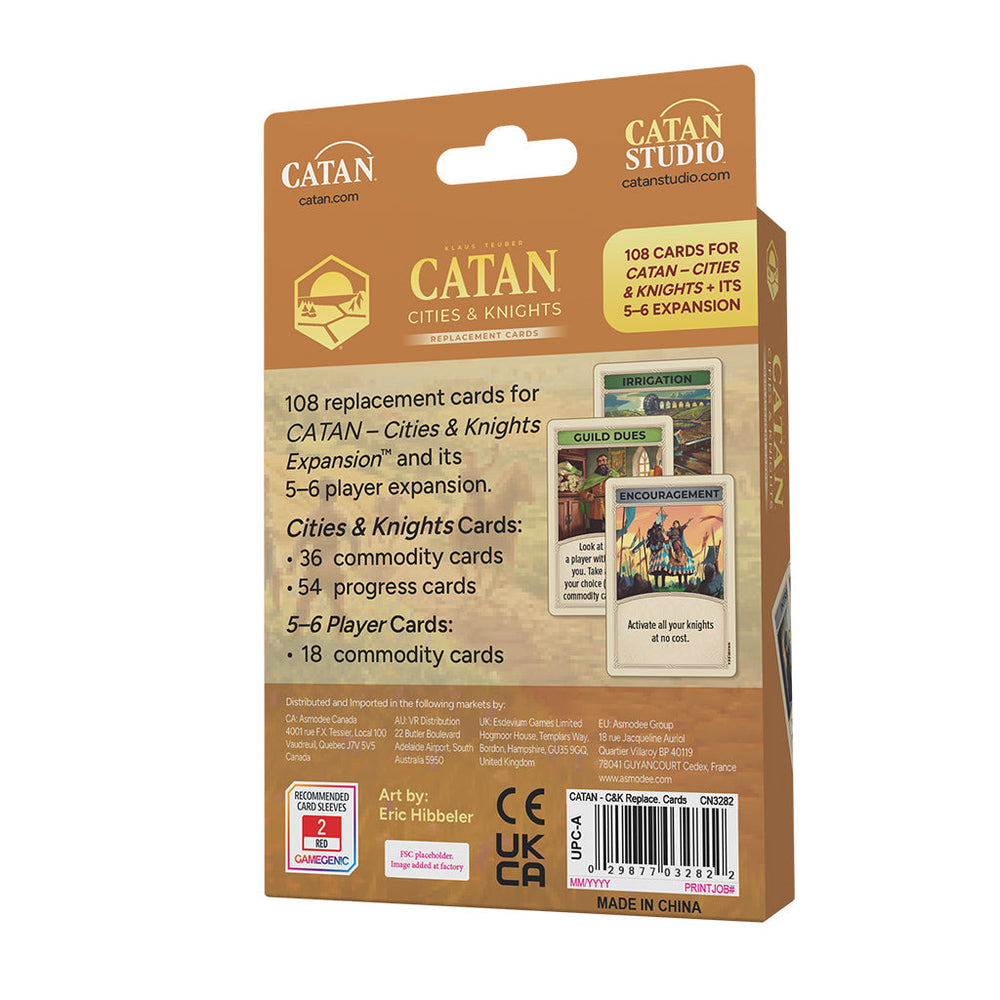 Catan: Cities & Knights Replacement Cards (ONLINE ORDER ONLY)