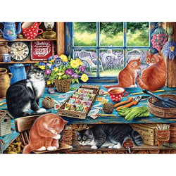 Cats Retreat 1000 Piece Jigsaw Puzzle Jack Pine (ONLINE ORDER ONLY)