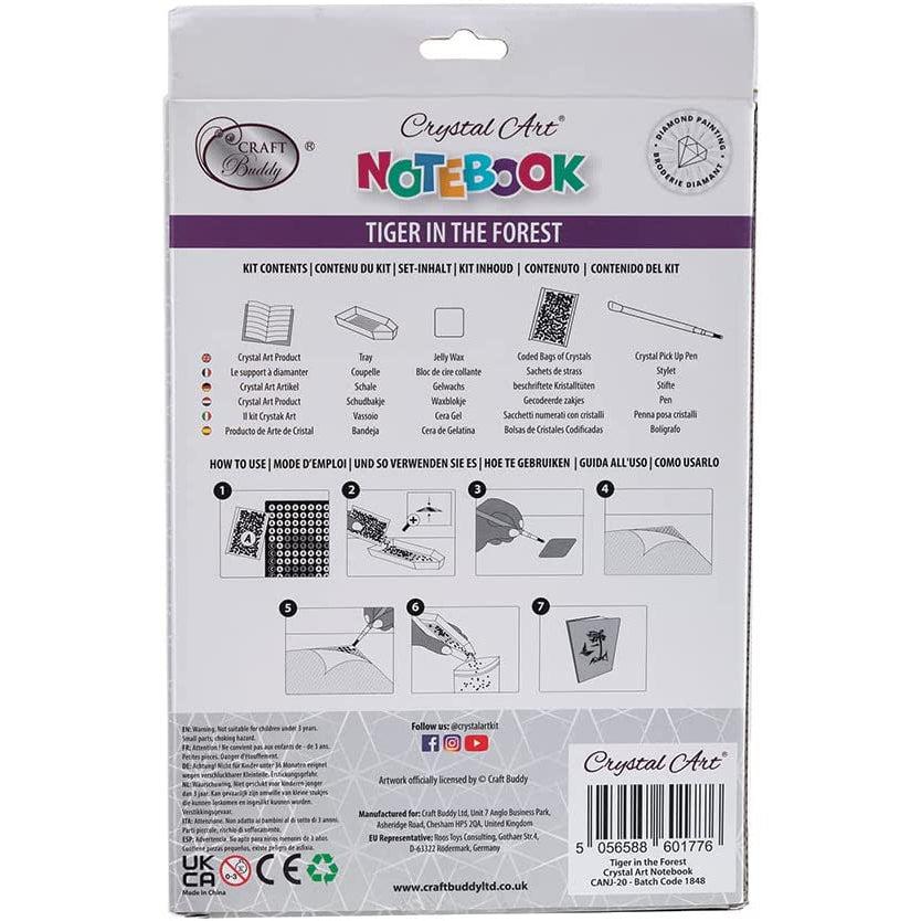 Cats in the Library Crystal Art Notebook Kit Craft Buddy (ONLINE ORDER ONLY)