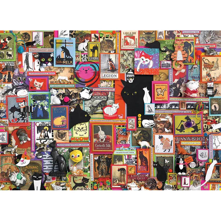 Catsville 1000 Piece Jigsaw Puzzle Cobble Hill (ONLINE ORDER ONLY)