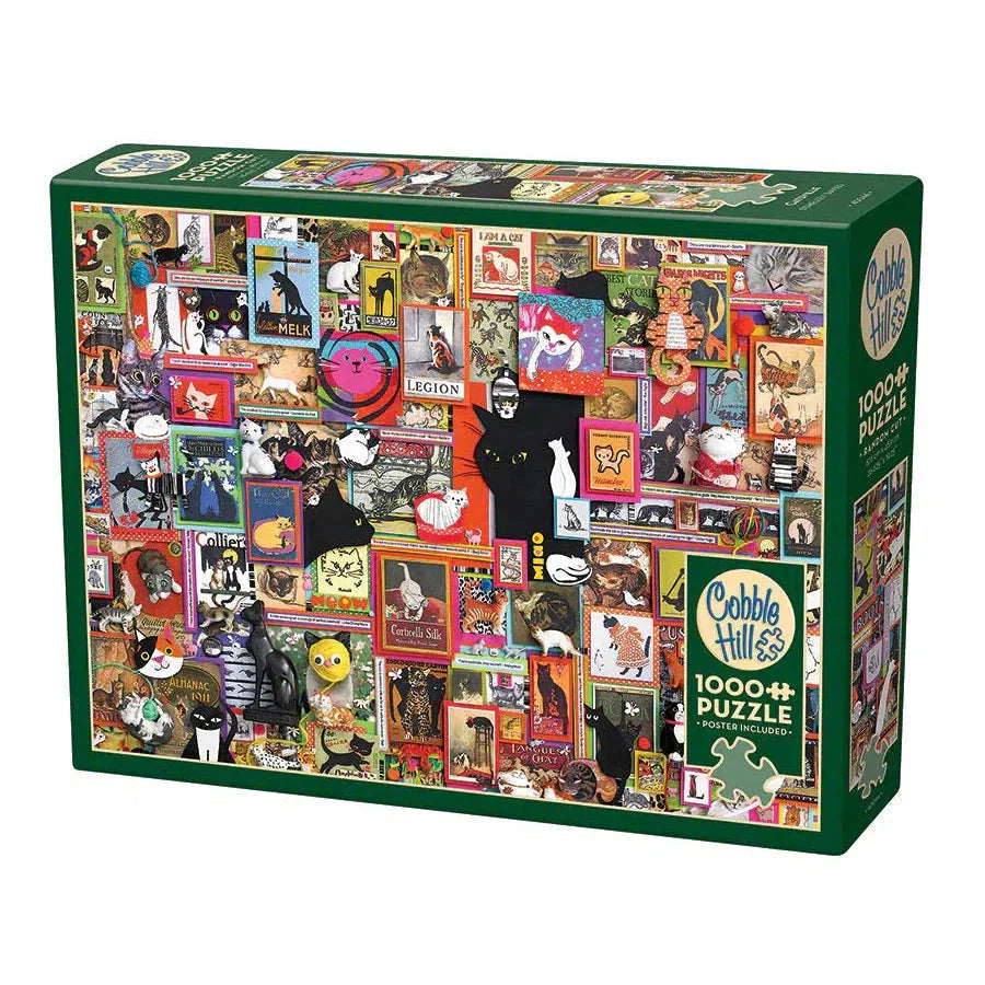 Catsville 1000 Piece Jigsaw Puzzle Cobble Hill (ONLINE ORDER ONLY)