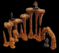 WarLock Tiles: Expansion Pack - Stalactites & Stalagmites (ONLINE ORDER ONLY)
