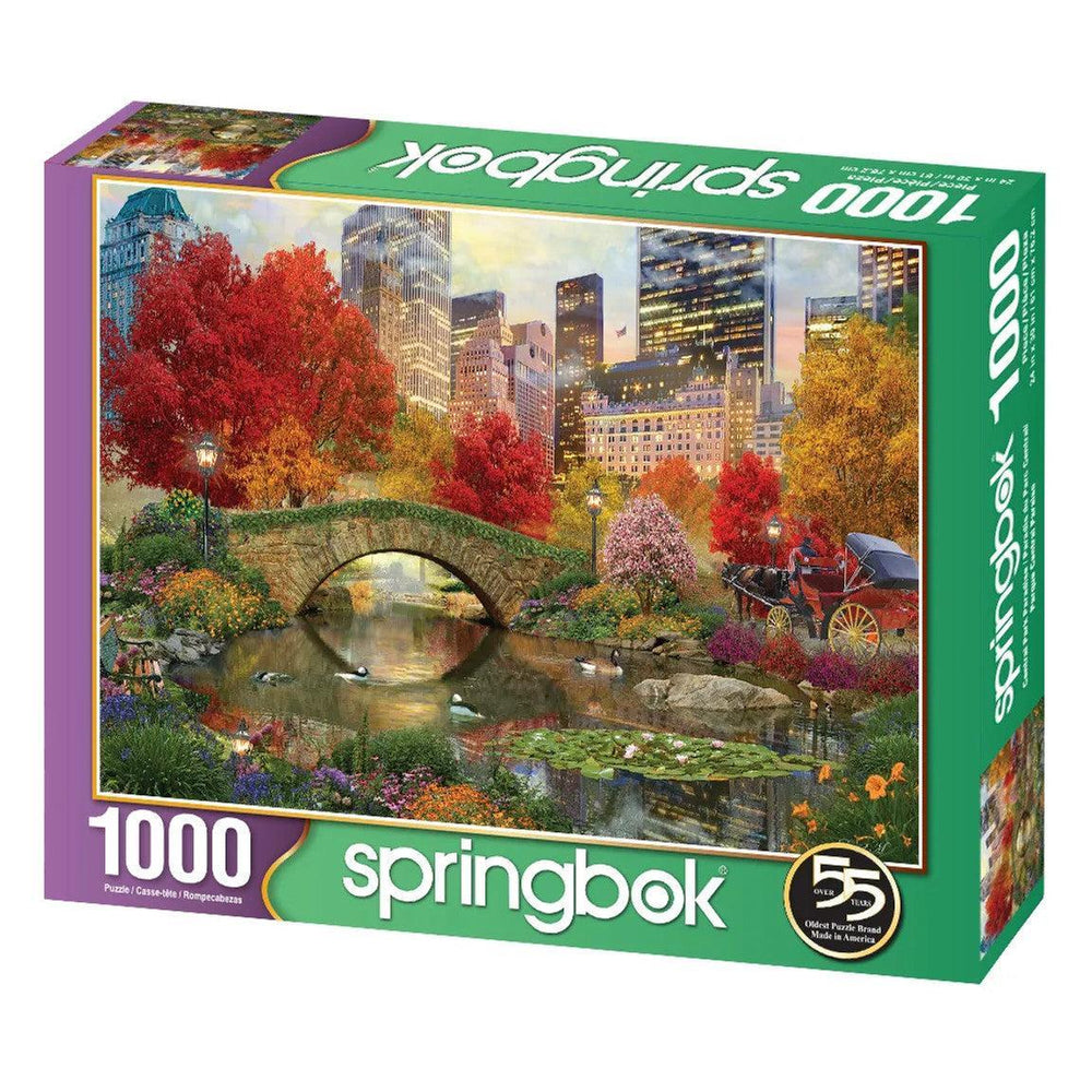 Central Park Paradise 1000 Piece Jigsaw Puzzle Springbok (ONLINE ORDER ONLY)