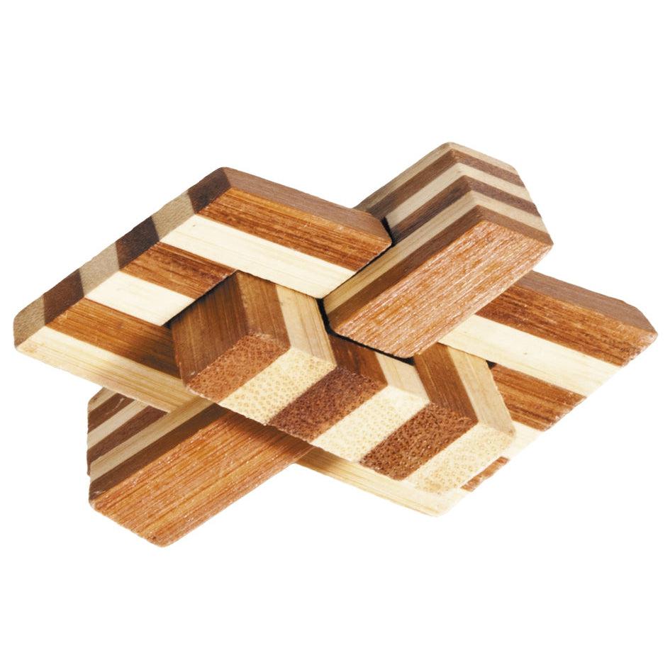 Chain Knot 3D Bamboo Puzzle Fridolin (ONLINE ORDER ONLY)