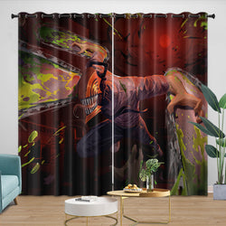 Chainsaw Man Curtains Blackout Window Drapes (Online Order Only)