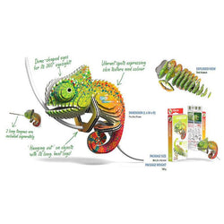 Chameleon 3D Cardboard Model Kit Eugy (ONLINE ORDER ONLY)