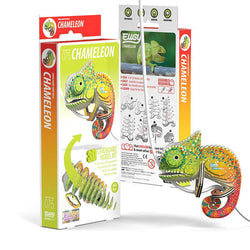 Chameleon 3D Cardboard Model Kit Eugy (ONLINE ORDER ONLY)