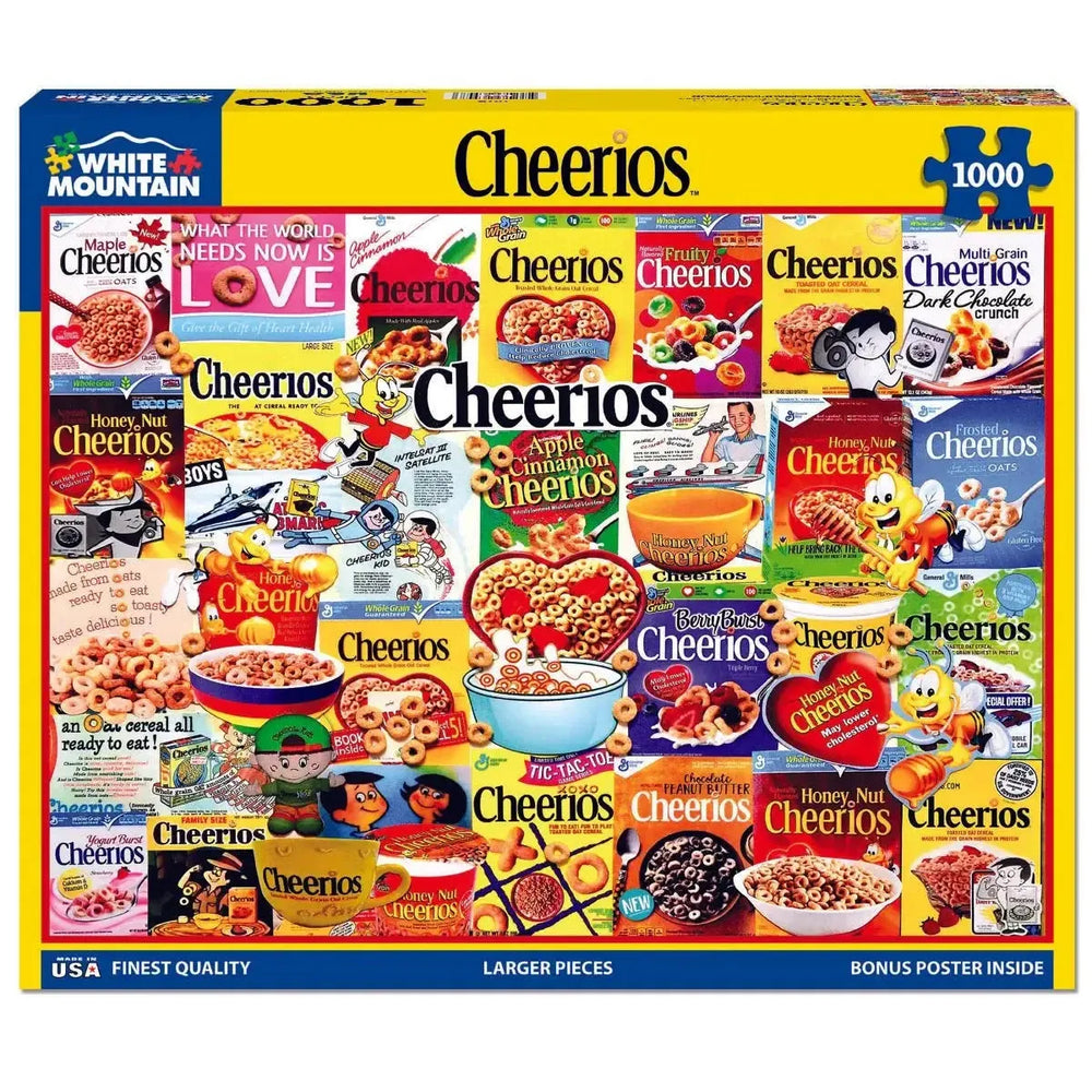 Cheerios 1000 Piece Jigsaw Puzzle White Mountain (ONLINE ORDER ONLY)