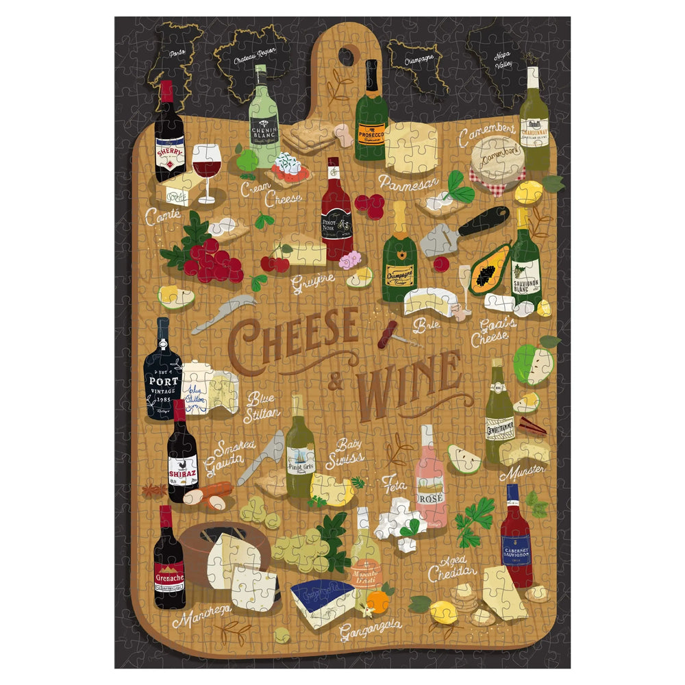 Cheese & Wine 500 Piece Jigsaw Puzzle Ridley (ONLINE ORDER ONLY)