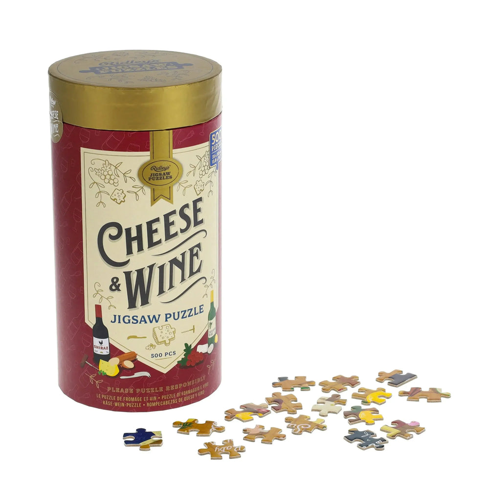Cheese & Wine 500 Piece Jigsaw Puzzle Ridley (ONLINE ORDER ONLY)