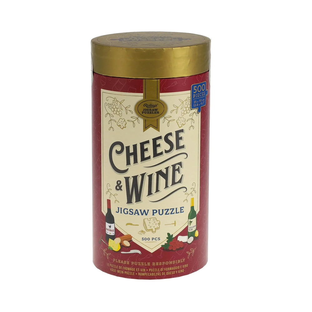Cheese & Wine 500 Piece Jigsaw Puzzle Ridley (ONLINE ORDER ONLY)