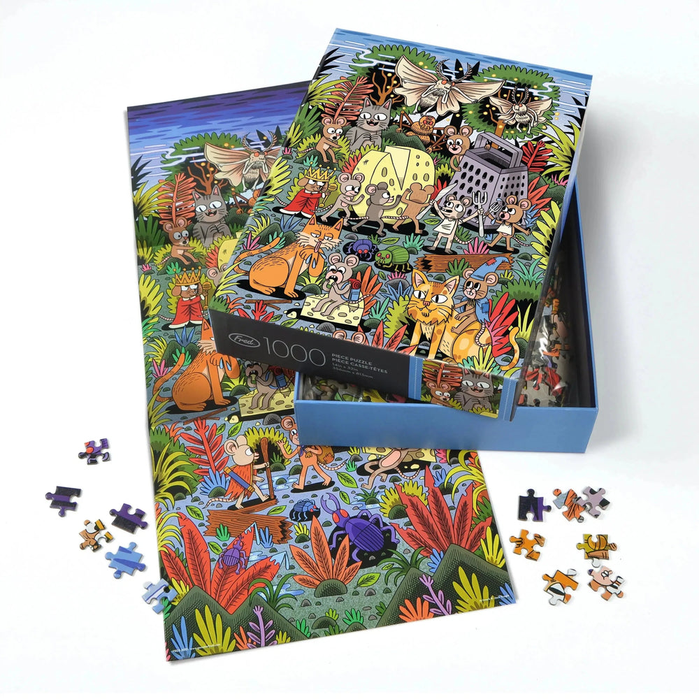 Cheese World 1000 Piece Jigsaw Puzzle Fred (ONLINE ORDER ONLY)