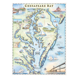 Chesapeake Bay 1000 Piece Jigsaw Puzzle Xplorer Maps (ONLINE ORDER ONLY)