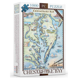 Chesapeake Bay 1000 Piece Jigsaw Puzzle Xplorer Maps (ONLINE ORDER ONLY)