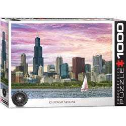 Chicago Skyline 1000 Piece Jigsaw Puzzle Eurographics (ONLINE ORDER ONLY)