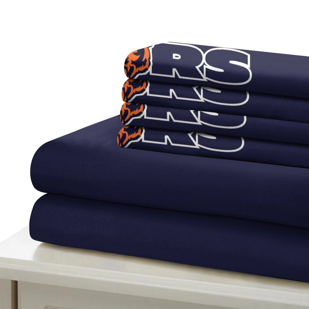 Chicago Bears Bedding Set Duvet Cover Without Filler (Online Order Only)