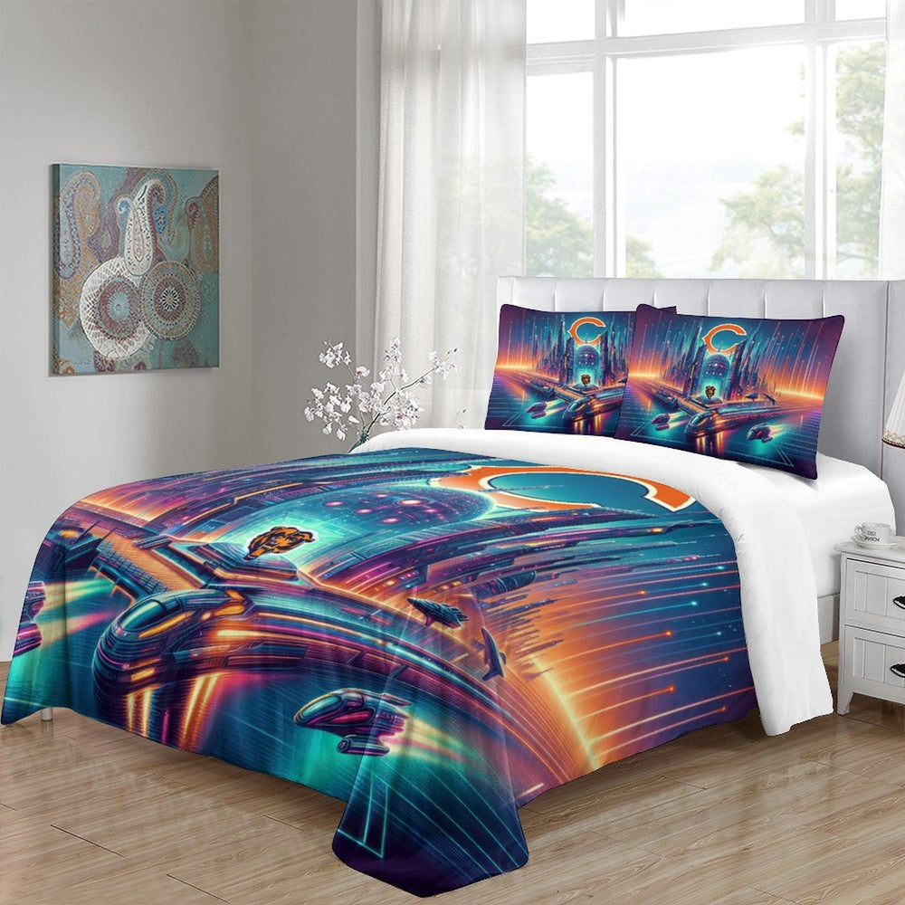 Chicago Bears Bedding Set Duvet Cover Without Filler (Online Order Only)