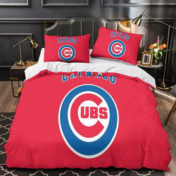Chicago Cubs Bedding Set Quilt Cover Without Filler (Online Order Only)