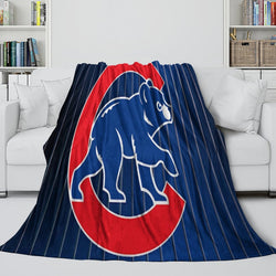 Chicago Cubs Blanket Flannel Throw Room Decoration (Online Order Only)