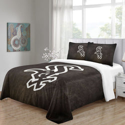 Chicago White Sox Bedding Set Quilt Cover Without Filler