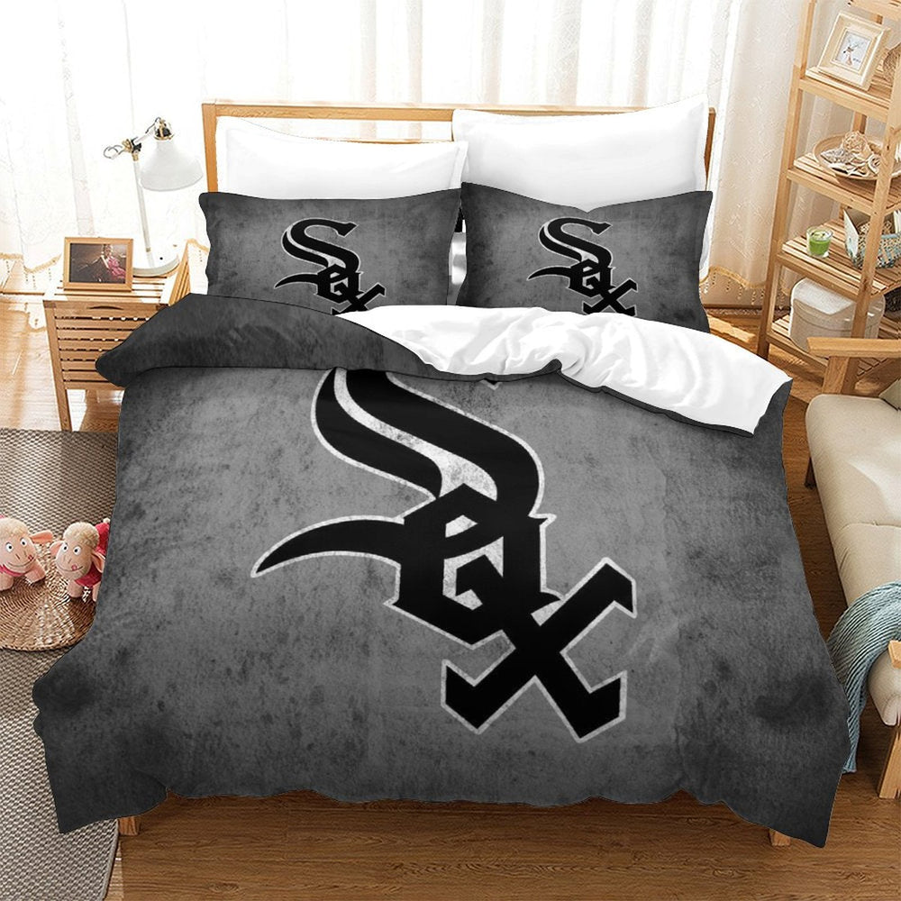 Chicago White Sox Bedding Set Quilt Cover Without Filler