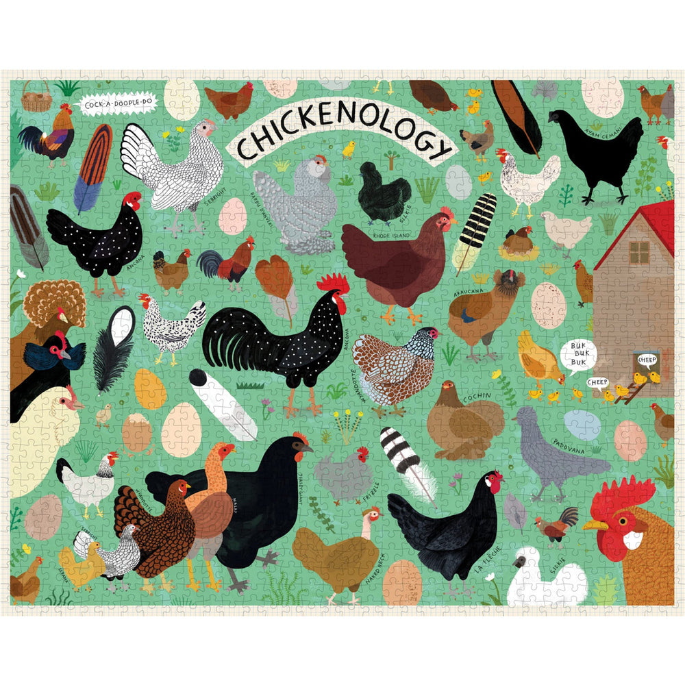 Chickenology 1000 Piece Jigsaw Puzzle PA Press (ONLINE ORDER ONLY)