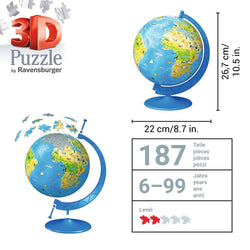 Children's Globe 187 Piece 3D Jigsaw Puzzle Ravensburger
