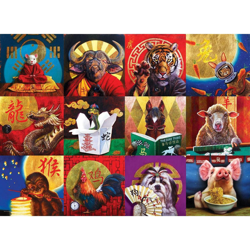 Chinese Calendar 1000 Piece Jigsaw Puzzle Eurographics (ONLINE ORDER ONLY)